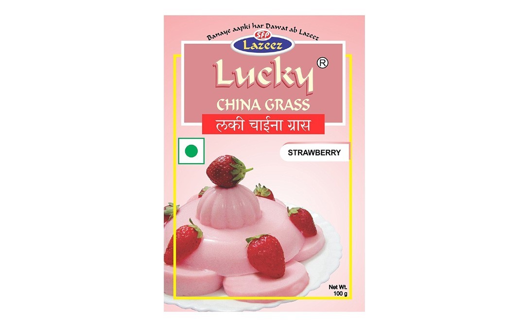 Lucky China Grass Strawberry   Box  100 grams